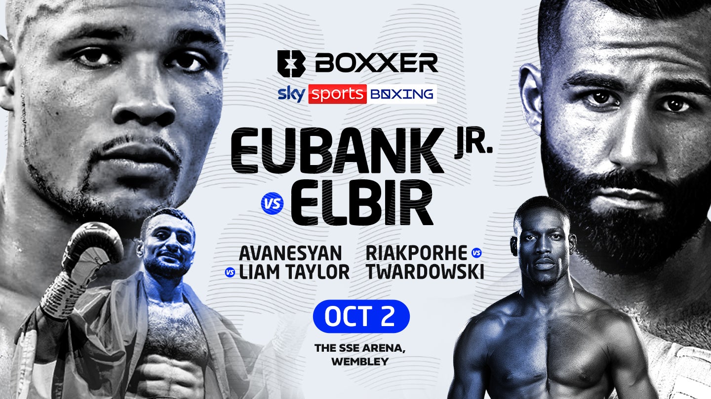 Boxxer presents Sky Sports Fight Night Eubank Jnr Vs Elbir Plus Avanesyan, Riakporhe & more