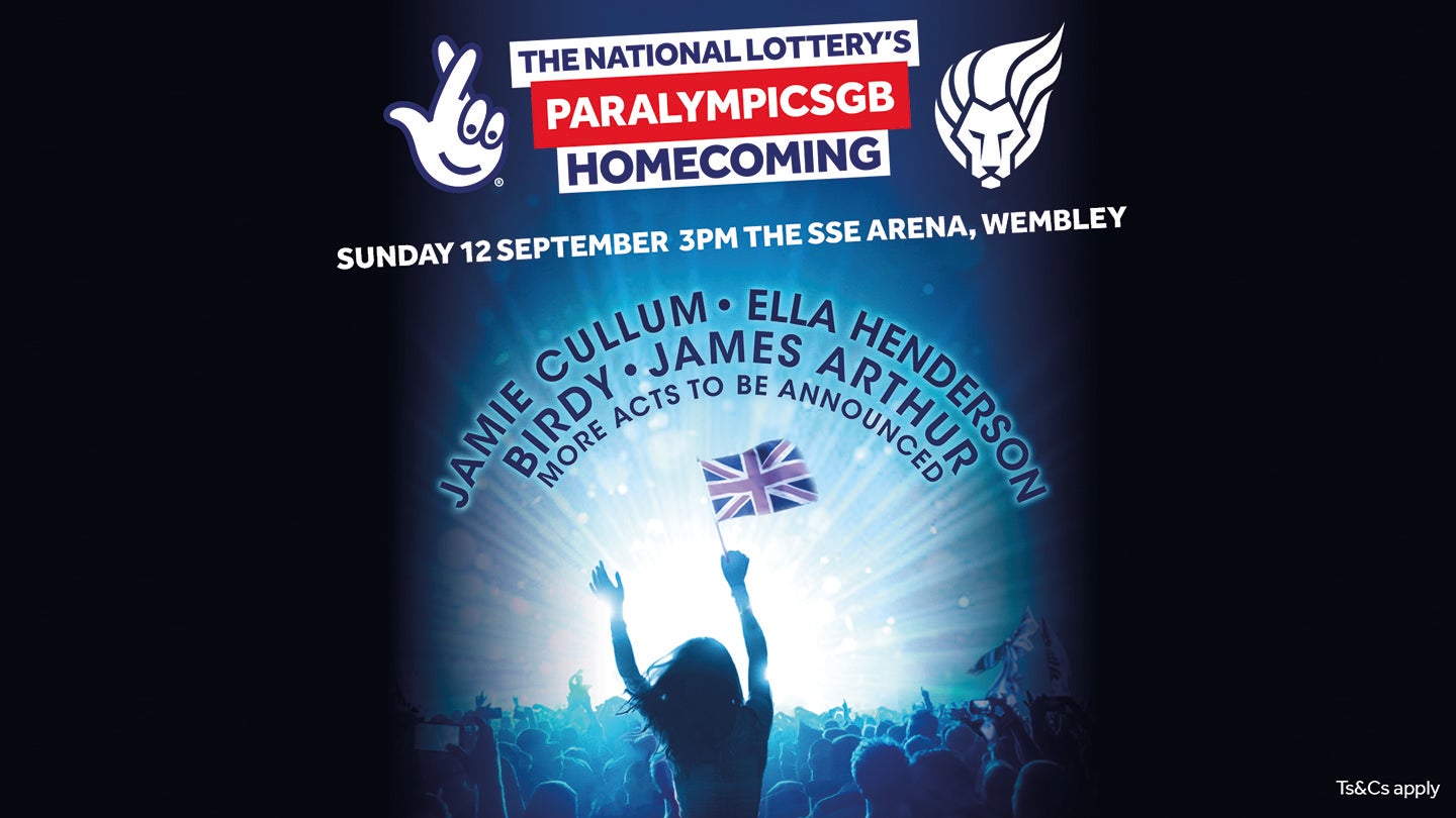 The National Lottery's ParalympicsGB Homecoming