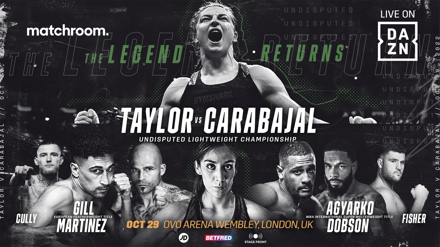 Matchroom Boxing Presents Taylor Vs Carabajal OVO Arena Wembley