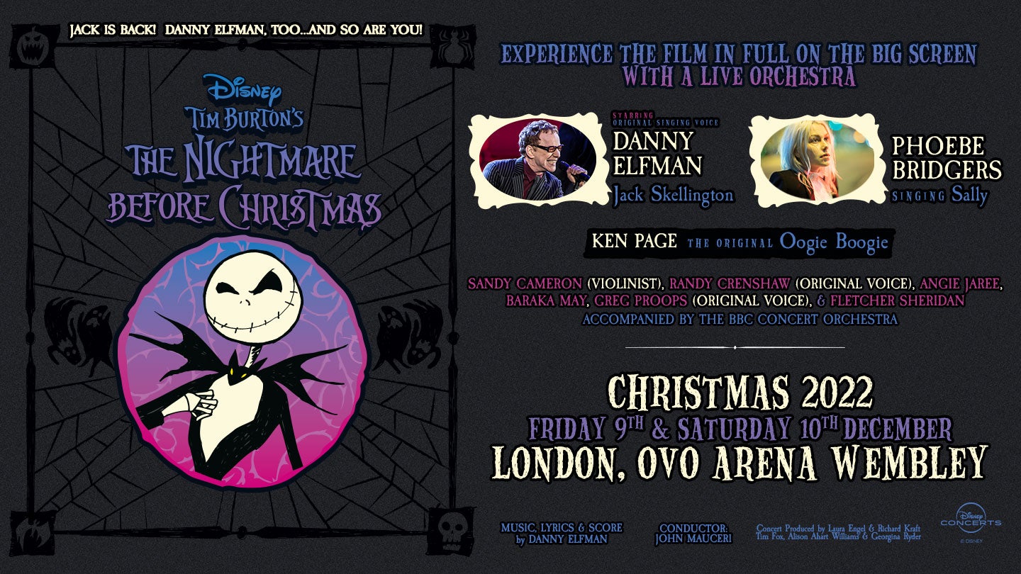 TIM BURTON’S THE NIGHTMARE BEFORE CHRISTMAS Live in Concert with Danny Elfman & very special guests